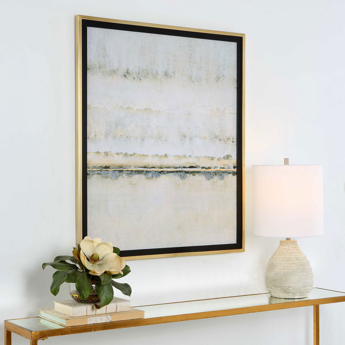Gilded Horizon Framed Print, Art by Uttermost, 33" width x 39" height x 1" depth View 4