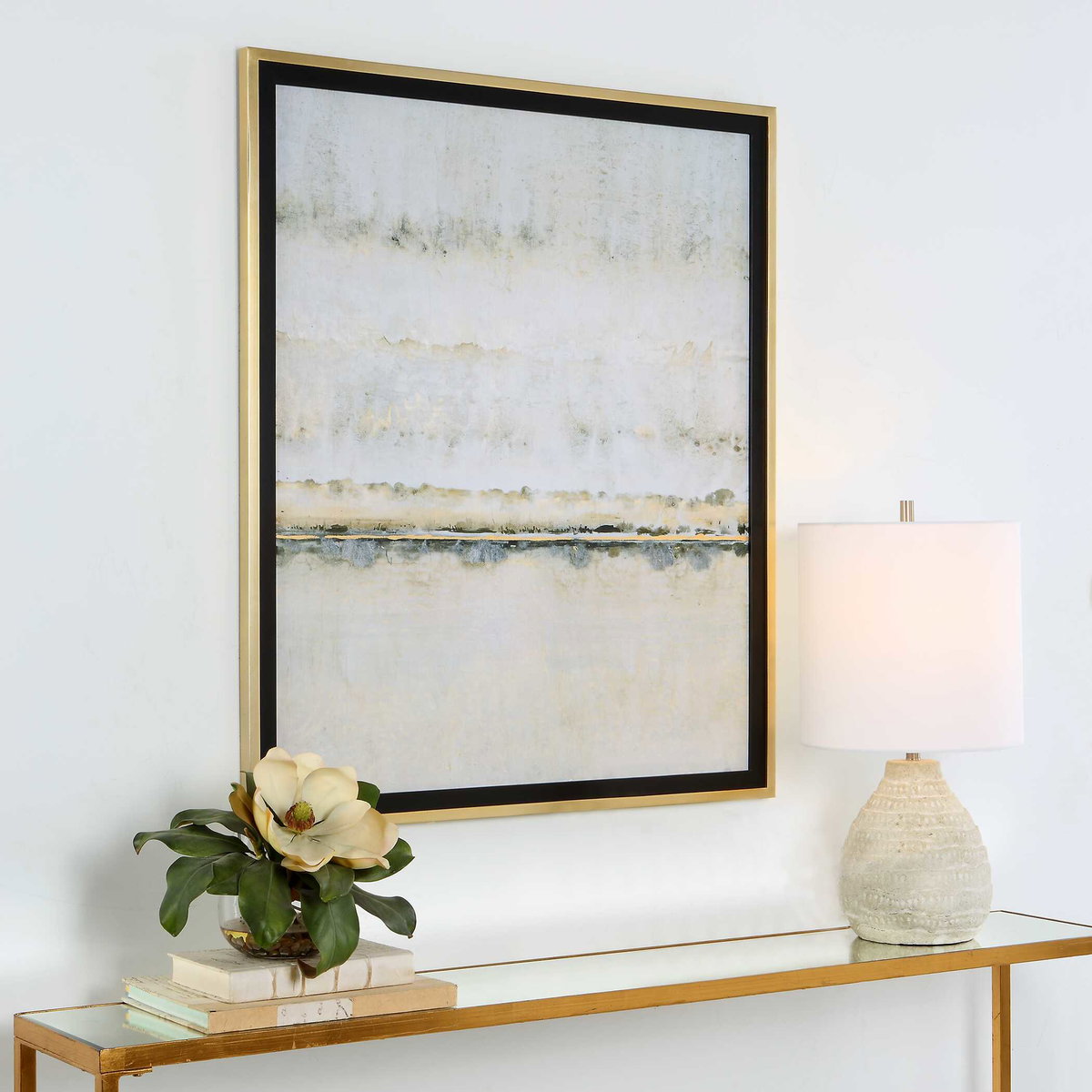 Gilded Horizon Framed Print, Art by Uttermost, 33" width x 39" height x 1" depth View 4