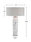 Lenta White Table Lamp thumbnail 2