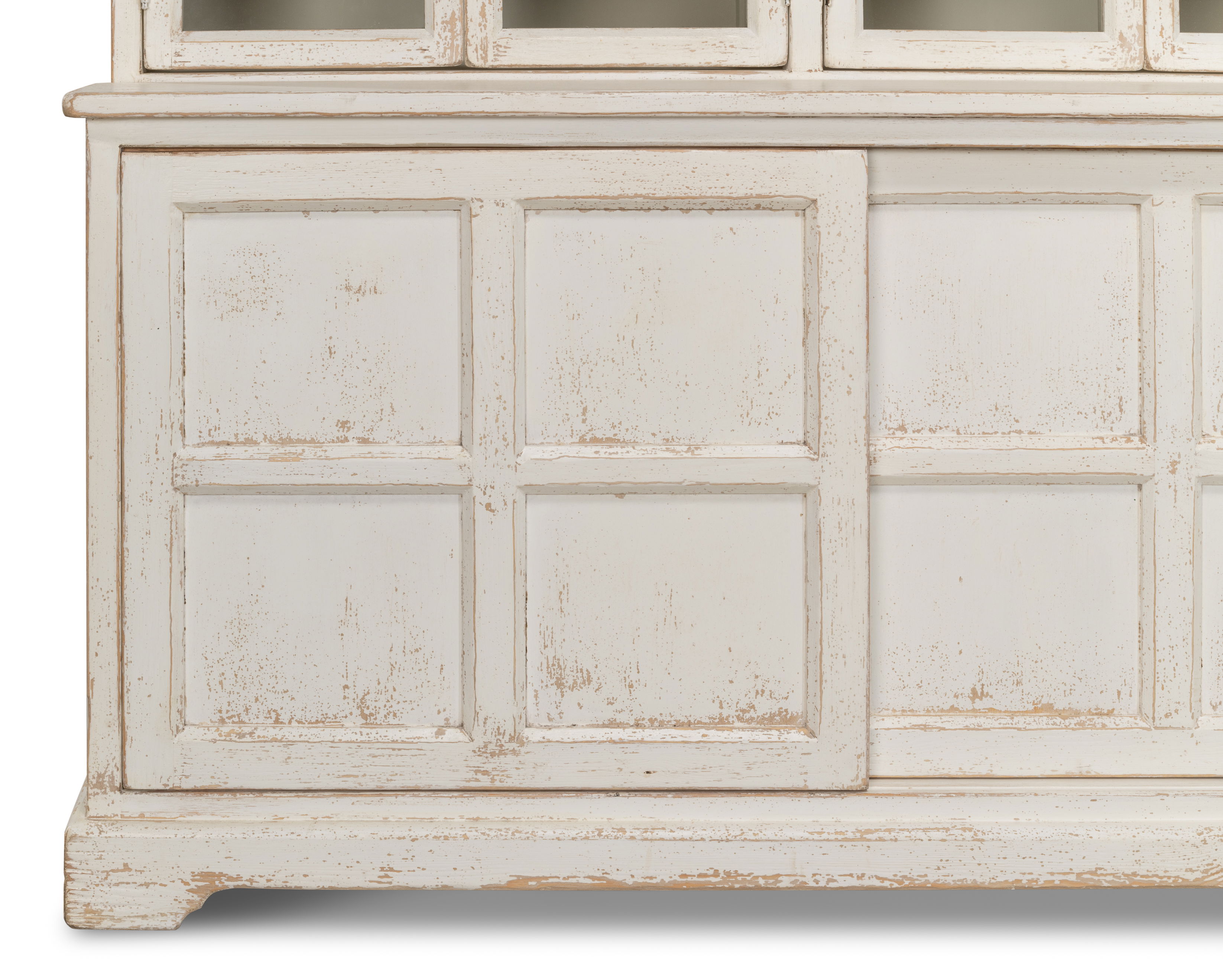 Glass Front Bookcase, Shelving & Bookcase by Sarreid, 121" length x 22" width x 106" height View 6