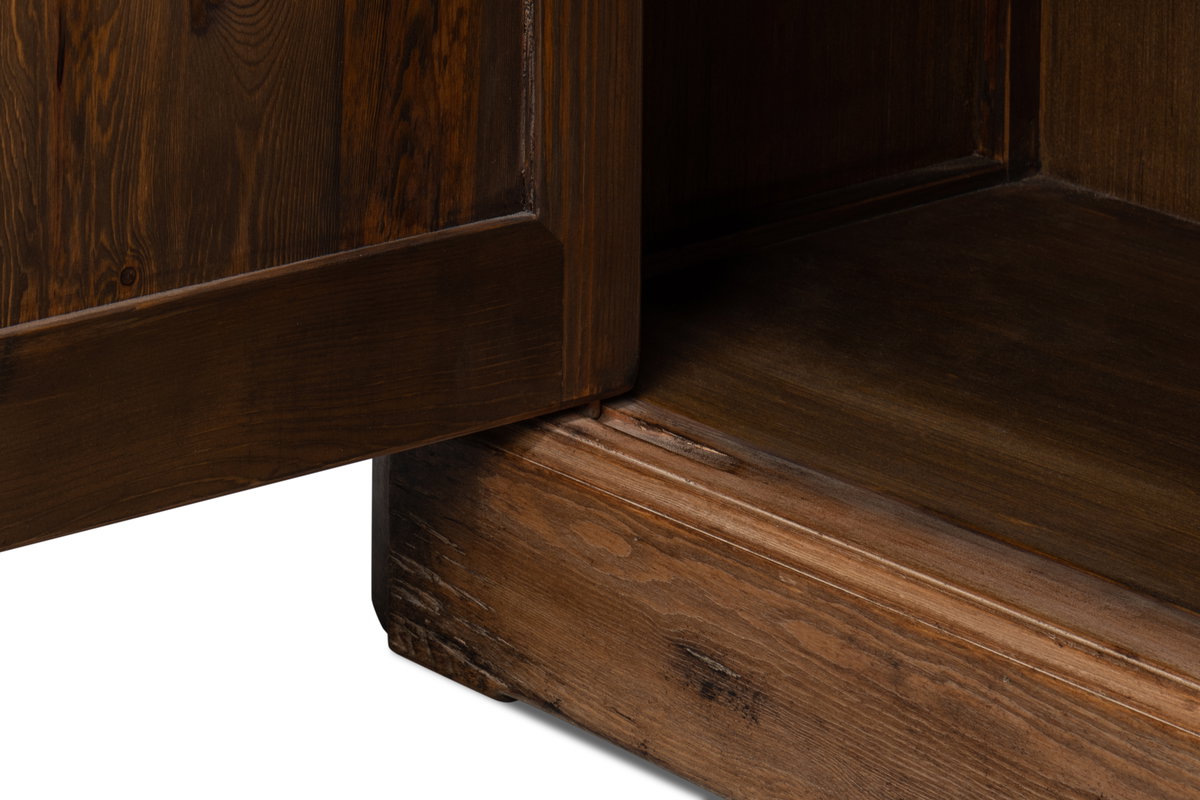 Stephano Two Door Sideboard  Brown, by Sarreid, 1'8" length x 3'11" width x 3' height View 7