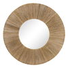 Highball Jute Round Mirror, by Woven, 35.5" diameter x 2" depth thumbnail 2