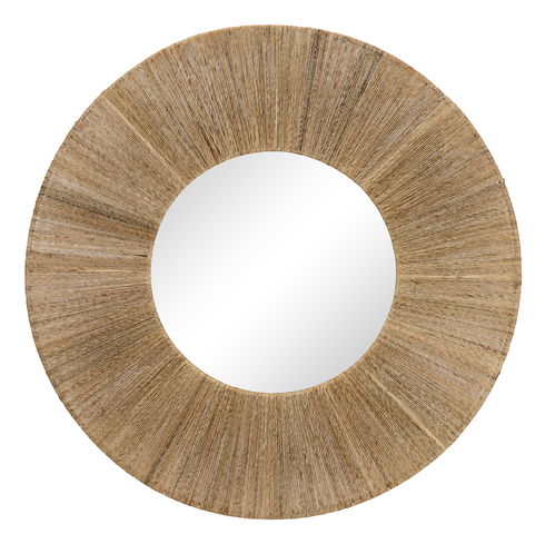 Highball Jute Round Mirror