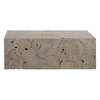 Briar Coffee Table Blch, by Dovetail, 47" width x 16" height x 31.3" depth thumbnail 2