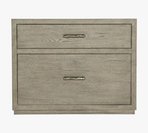 Online Designer Bedroom Louville 36" 2-Drawer Lateral File Cabinet, Gray