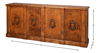Crested Wall Cabinet,Noce Anticato, Cabinets & Sideboard by Sarreid, 96" length x 18" width x 39" height thumbnail 13