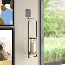 Online Designer Bedroom Medlock 24.02'' H Metal Wall Wall Sconce