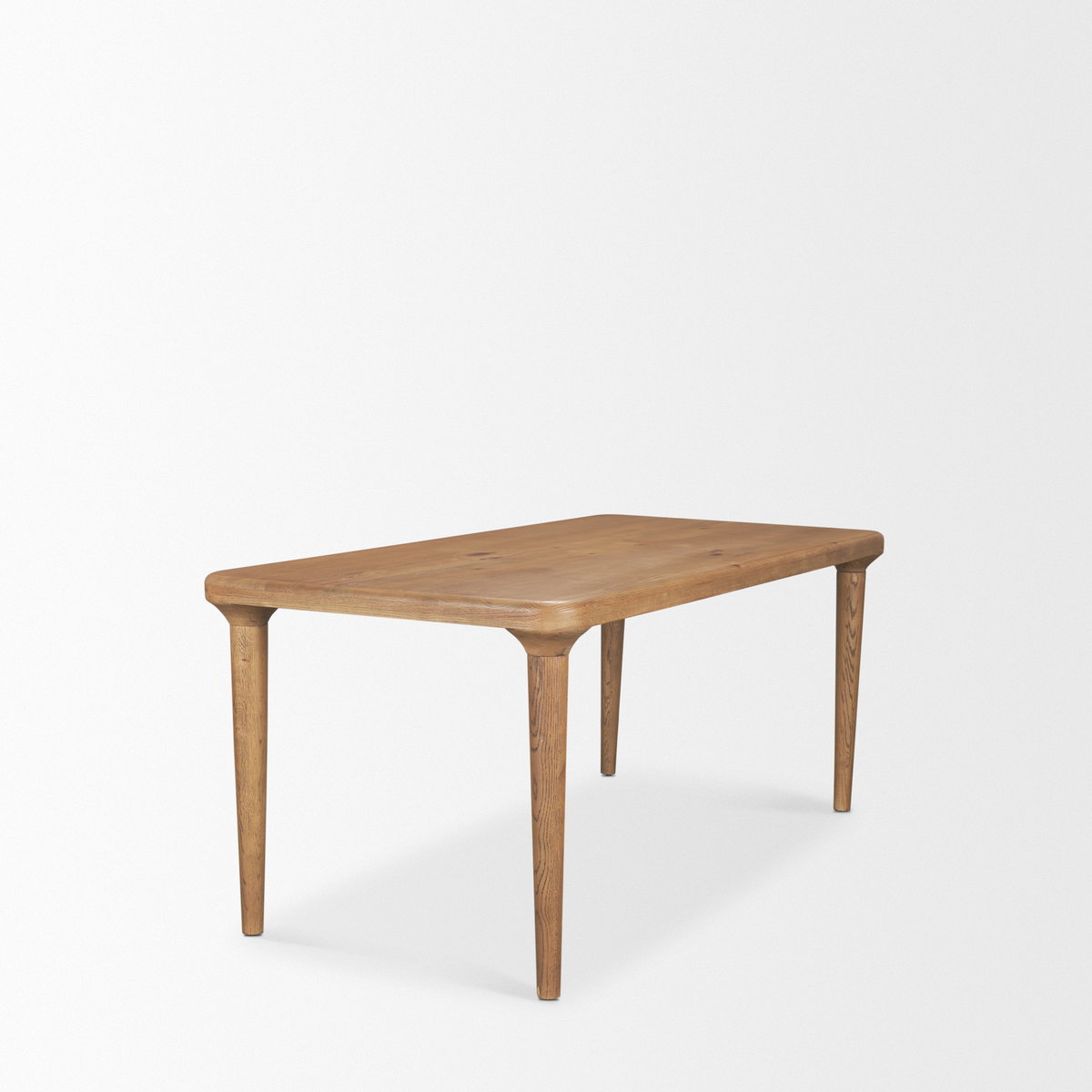Suvan 72'L x 36'W Rectangular Dining Table | Modern | Light Brown Wood | Seats 6, by Mercana, 72" length x 36" width x 30" height View 7