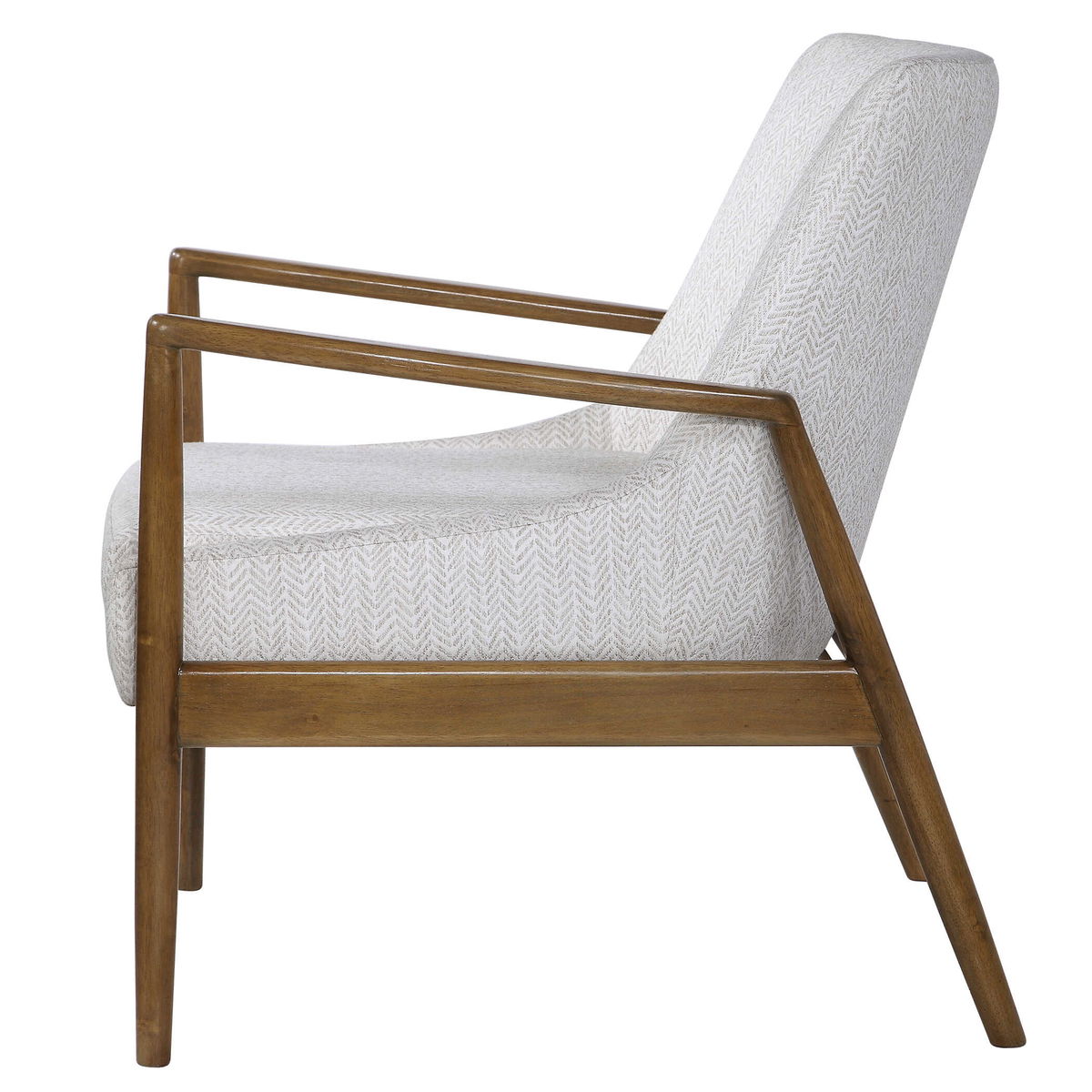 Bev White Accent Chair, by Uttermost, 27" width x 31.5" height x 31" depth View 4