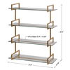 Auley Gold Wall Shelf, Sculptural Wall Art by Uttermost, 31.5" width x 39.5" height x 11.75" depth thumbnail 3