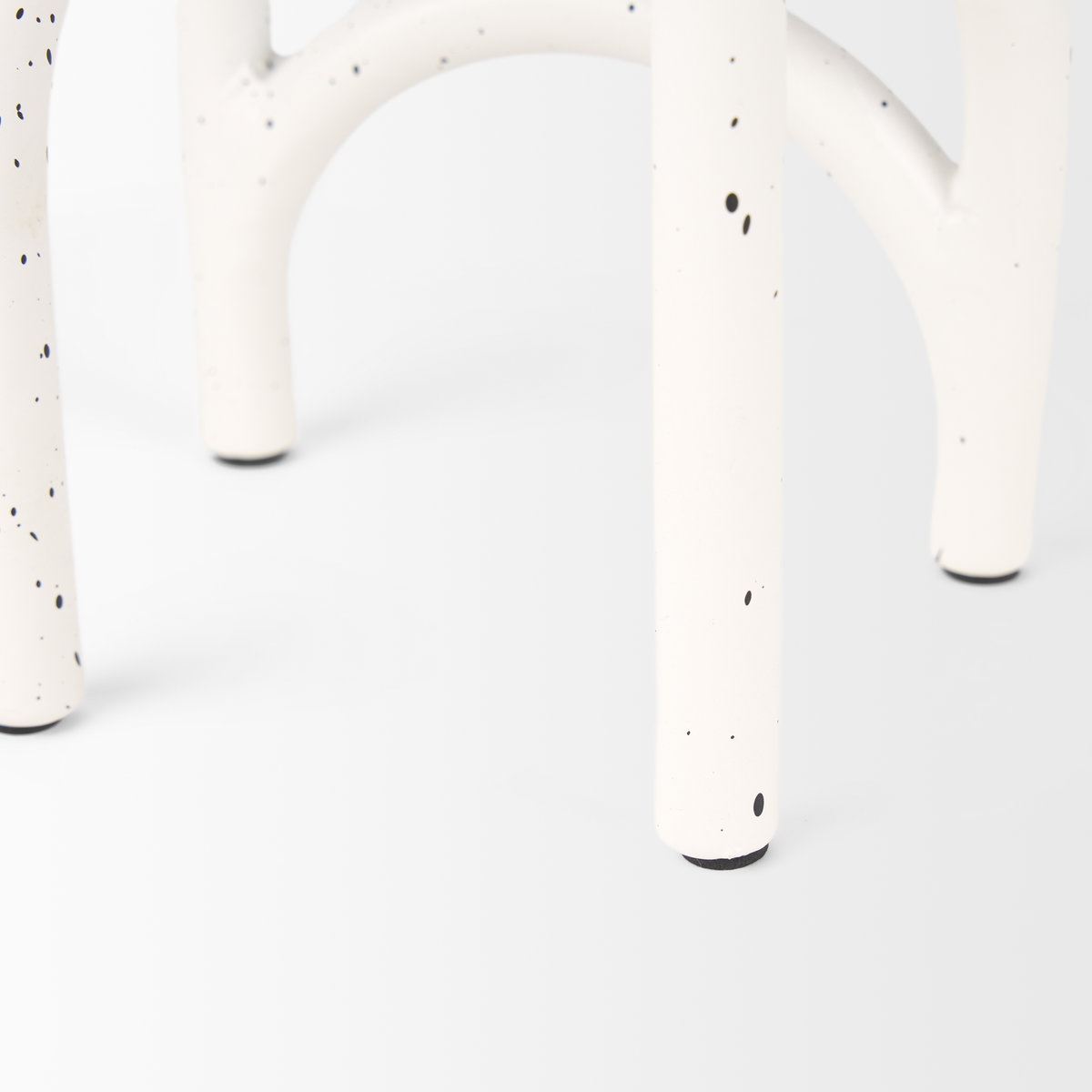 Springe White & Gray Speckled Arch Decorative Object (Set of 2), by Mercana, 4.53" length x 3.35" width x 6.5" height View 8