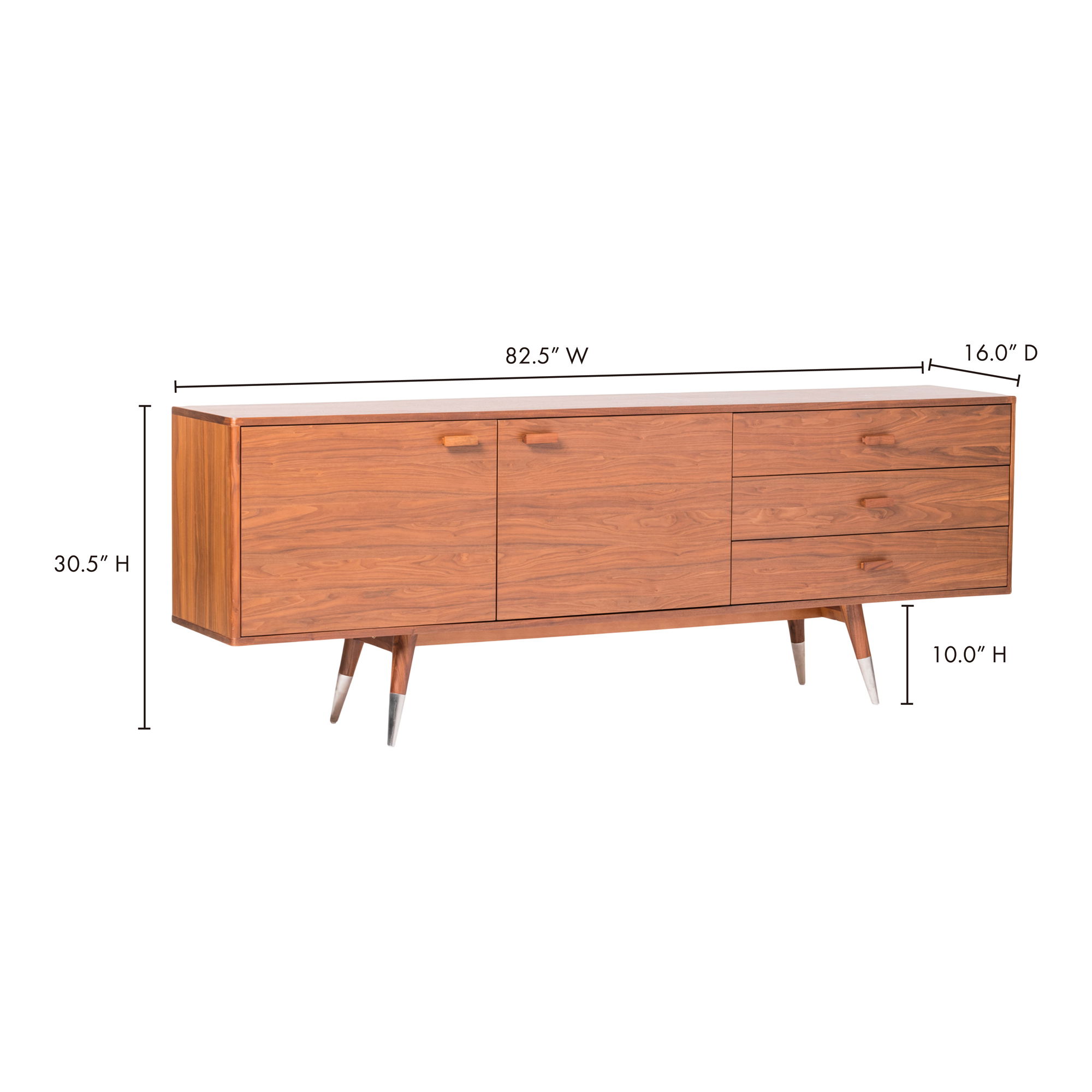 Sienna Large Sideboard Brown large image 