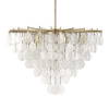 Goccia 8 Light Tear Drop Glass Pendant, by Uttermost, 38" width x 27.25" height x 38" diameter x 38" depth thumbnail 7