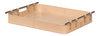 Safari Leather Tray, Mushroom, Decor by Sarreid, 19" length x 15" width x 2" height thumbnail 1