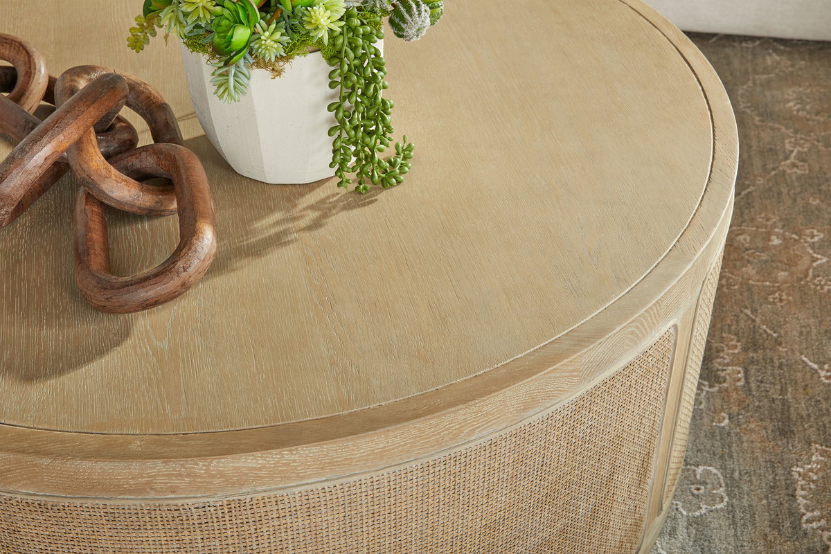 Cane Coffee Table, by Essentials for Living, 40.25" width x 16" height x 40.25" depth View 6