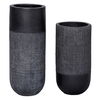 Woven Shadow Vases Set/2, Decorative by Uttermost, 6" width x 15.25" height x 6" depth thumbnail 5