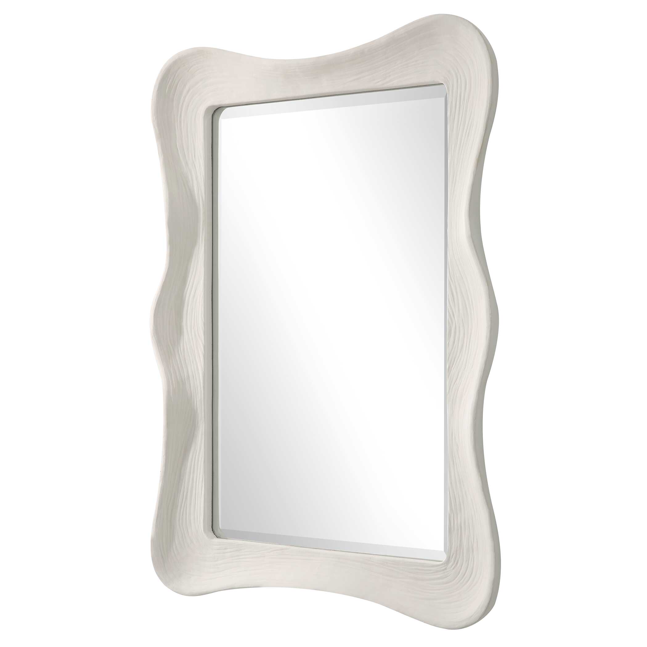 Whitehaven Wavy Rectangle Mirror, by Uttermost, 25.5" width x 35.62" height x 2.75" depth View 5