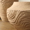 Sandstone Flow Small Terracotta Vase, by Uttermost, 12" width x 7" height x 12" depth thumbnail 6