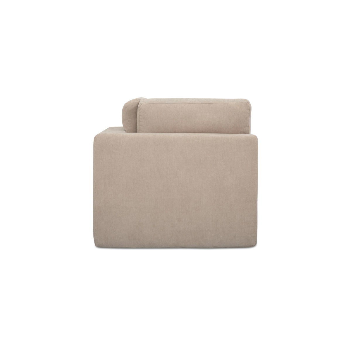 Cates Corner Chair Pebble, Sectional Sofa by Moe's Home, 36.25" width x 35.4" height x 36.25" depth View 2