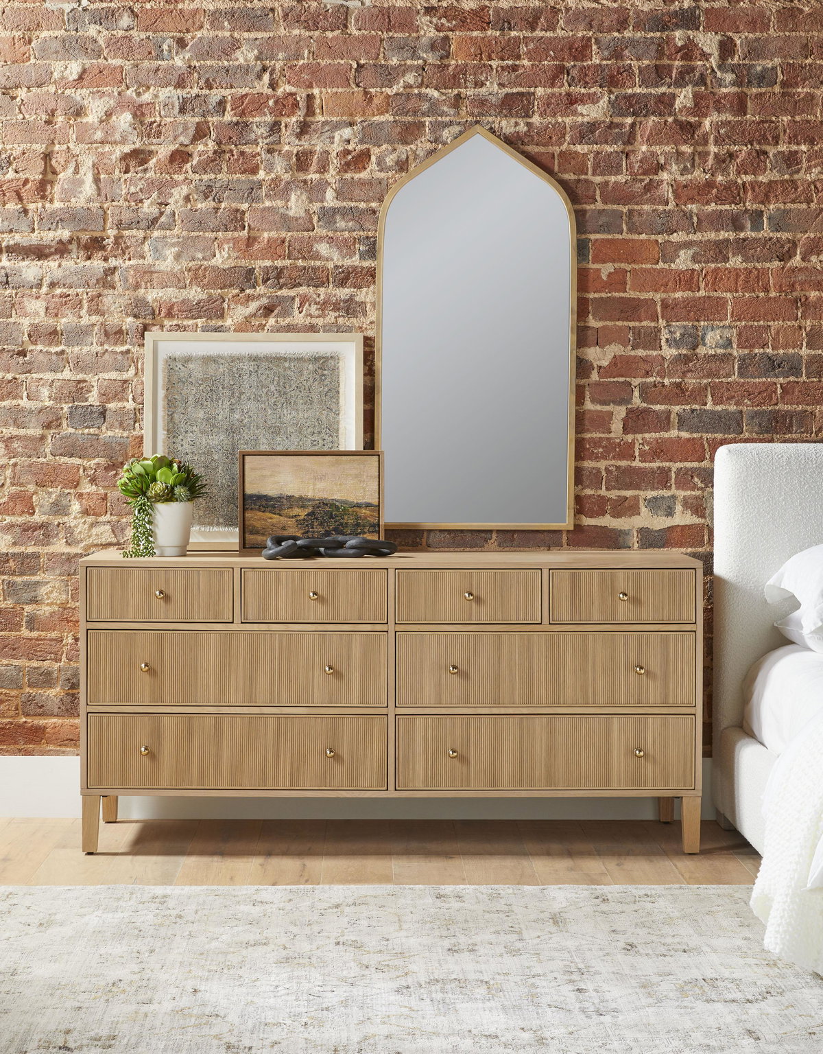 Highland 8-Drawer Double Dresser, by Essentials for Living, 67.5" width x 32" height x 20" depth View 15