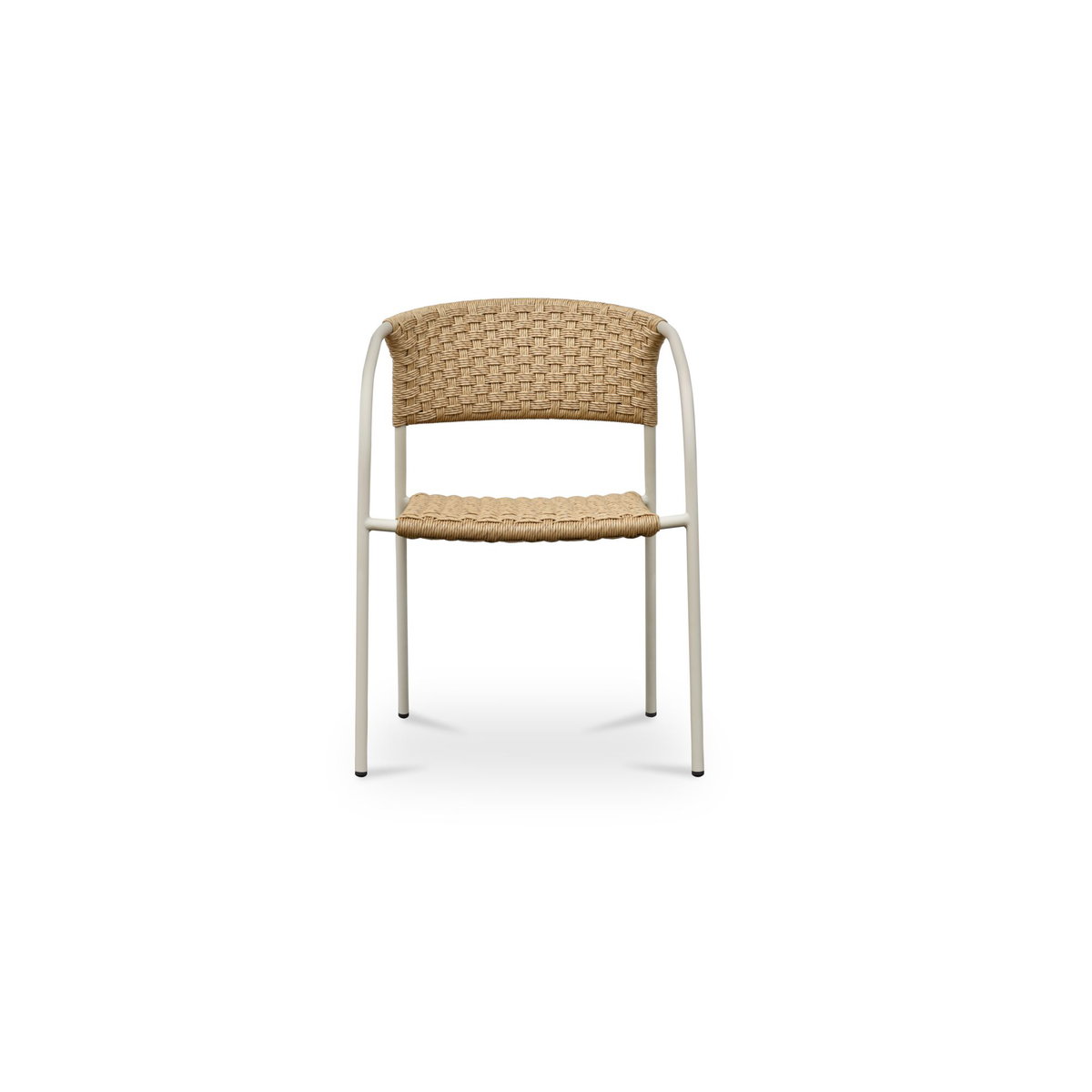 Zola Outdoor Dining Chair Natural-set Of Two, by Moe's Home, 23.62" width x 30.75" height x 22.84" depth View 4
