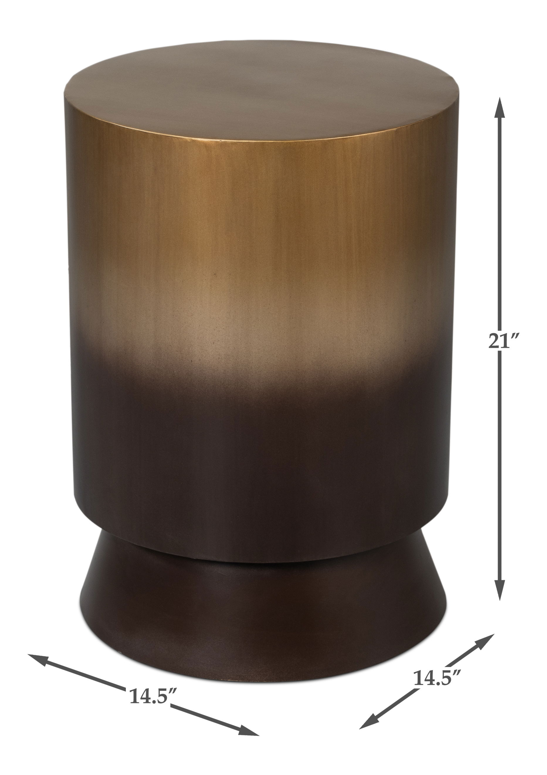 Horizon Iron End Table large image 