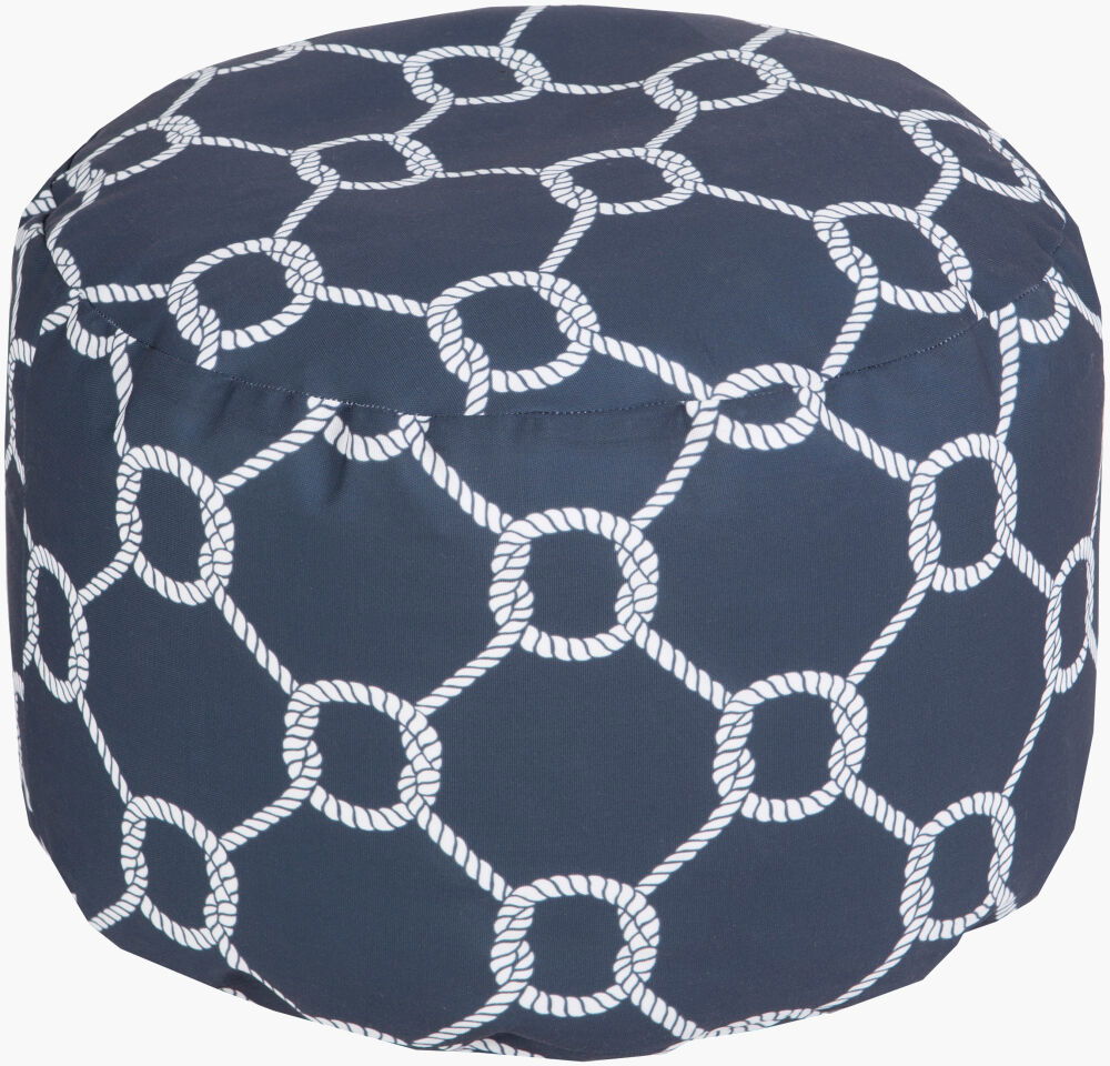 Rain Pouf, Ottoman by Surya, 20" width x 13" height