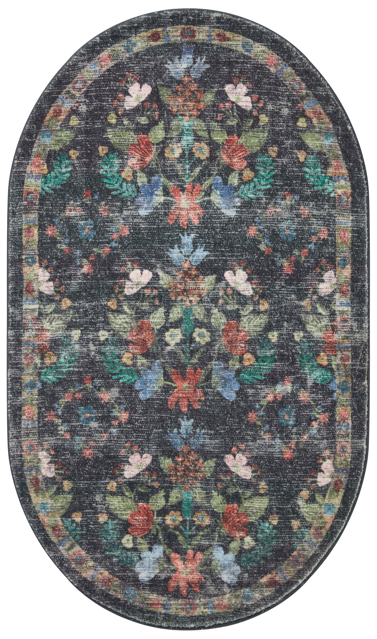 Rifle Paper Co. x Loloi Courtyard Rug, 1'6" length x 1'6" width View 5