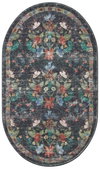 Rifle Paper Co. x Loloi Courtyard Rug, 1'6" length x 1'6" width thumbnail 5