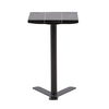 Lucy Side Table Black, Side & End Table by Dovetail, 13.75" width x 22.63" height x 13.75" depth thumbnail 4