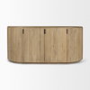 Terra Light Brown Wood Fluted Sideboard, Sideboards & Buffet by Mercana, 72" length x 19" width x 32" height thumbnail 6