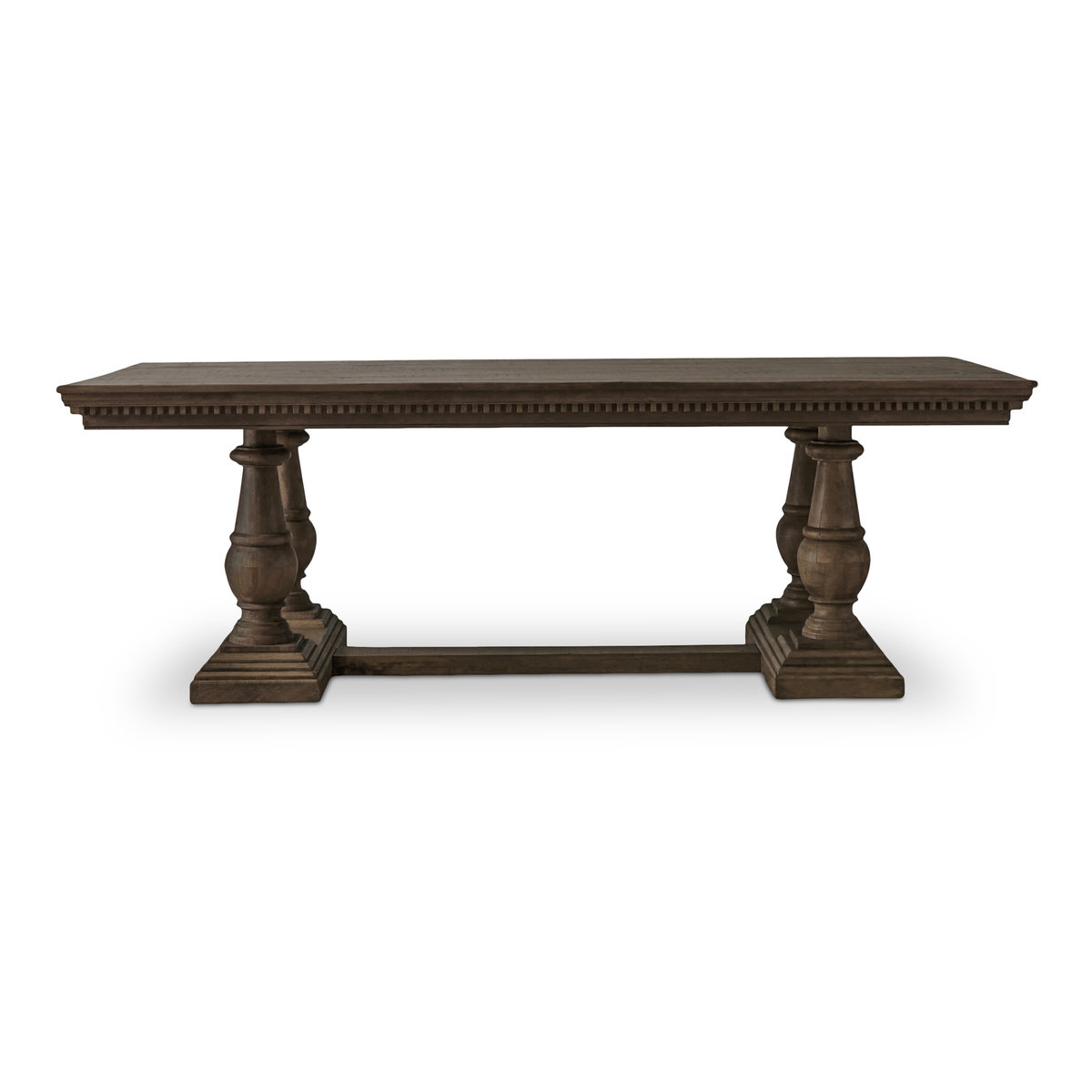 Everson Dining Table Brown, by Moe's Home, 43" width x 30" height x 110" depth View 1