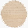 Jute Handmade Rug, by Surya, 6' length x 6' width thumbnail