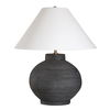 Tramore Rustic Charcoal Table Lamp thumbnail 3