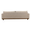 Amal Sofa Fawn, Sofas & Sectional by Dovetail, 98.5" width x 33" height x 40" depth thumbnail 4