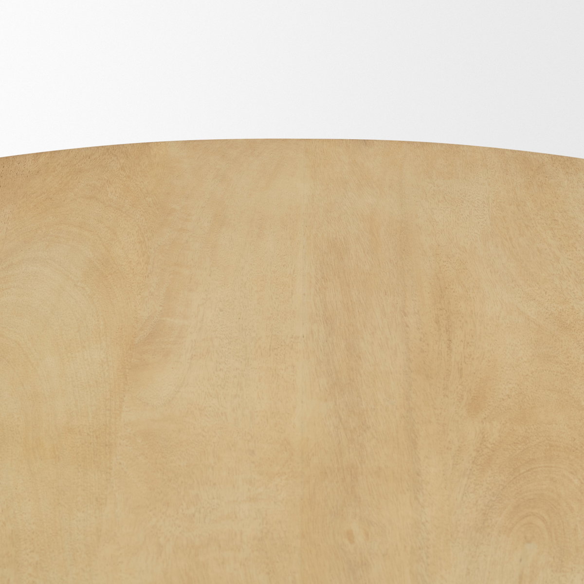 Crossman 60' Round Pedestal Dining Table | Modern | Blonde Wood | Seats 6, by Mercana, 60" length x 60" width x 30" height View 7