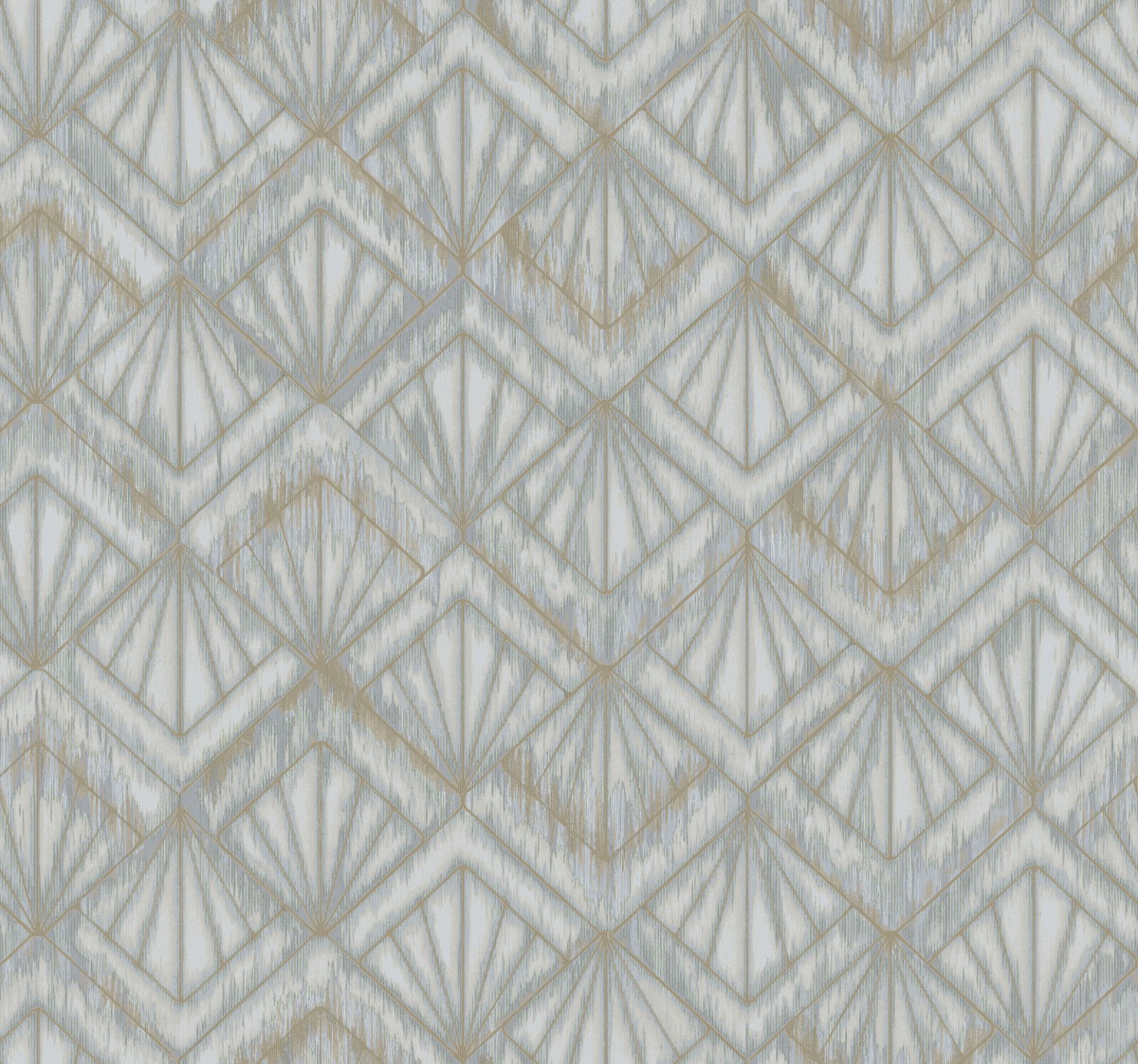 Modern Shell Blue & Grey Wallpaper, by York Wall, 27' length x 2'3" width x 0.02" depth View 1