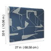 Abstract Geo Navy & Silver Wallpaper 8 Abstract Geo Navy & Silver Wallpaper thumbnail 8