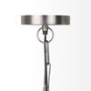 Leighton  Antique Nickel Pendant Light, by Mercana, 15" length x 15" width x 20" height thumbnail 4