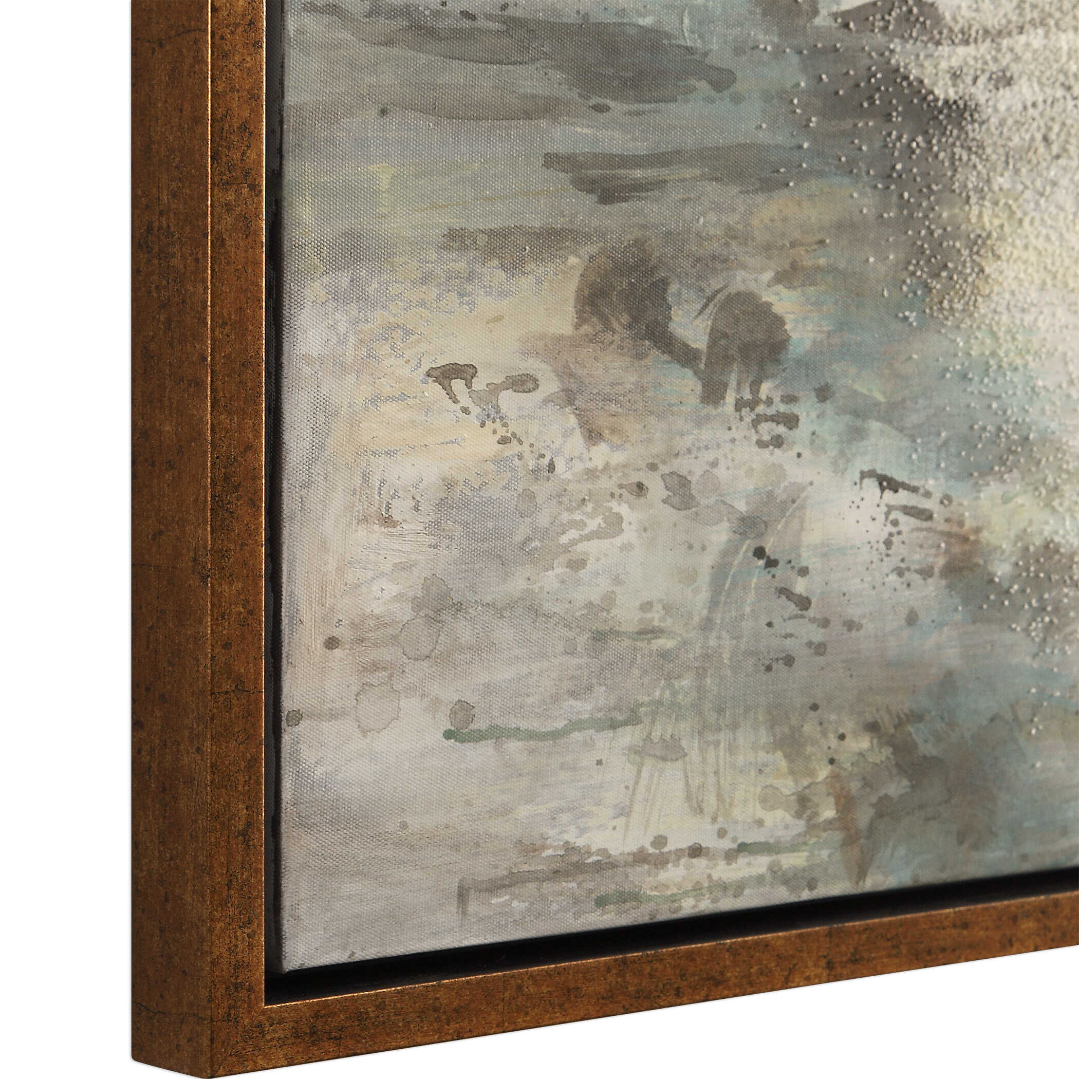 Behind The Falls Abstract Art, Painting by Uttermost, 69.75" width x 35.75" height x 1.5" depth View 5