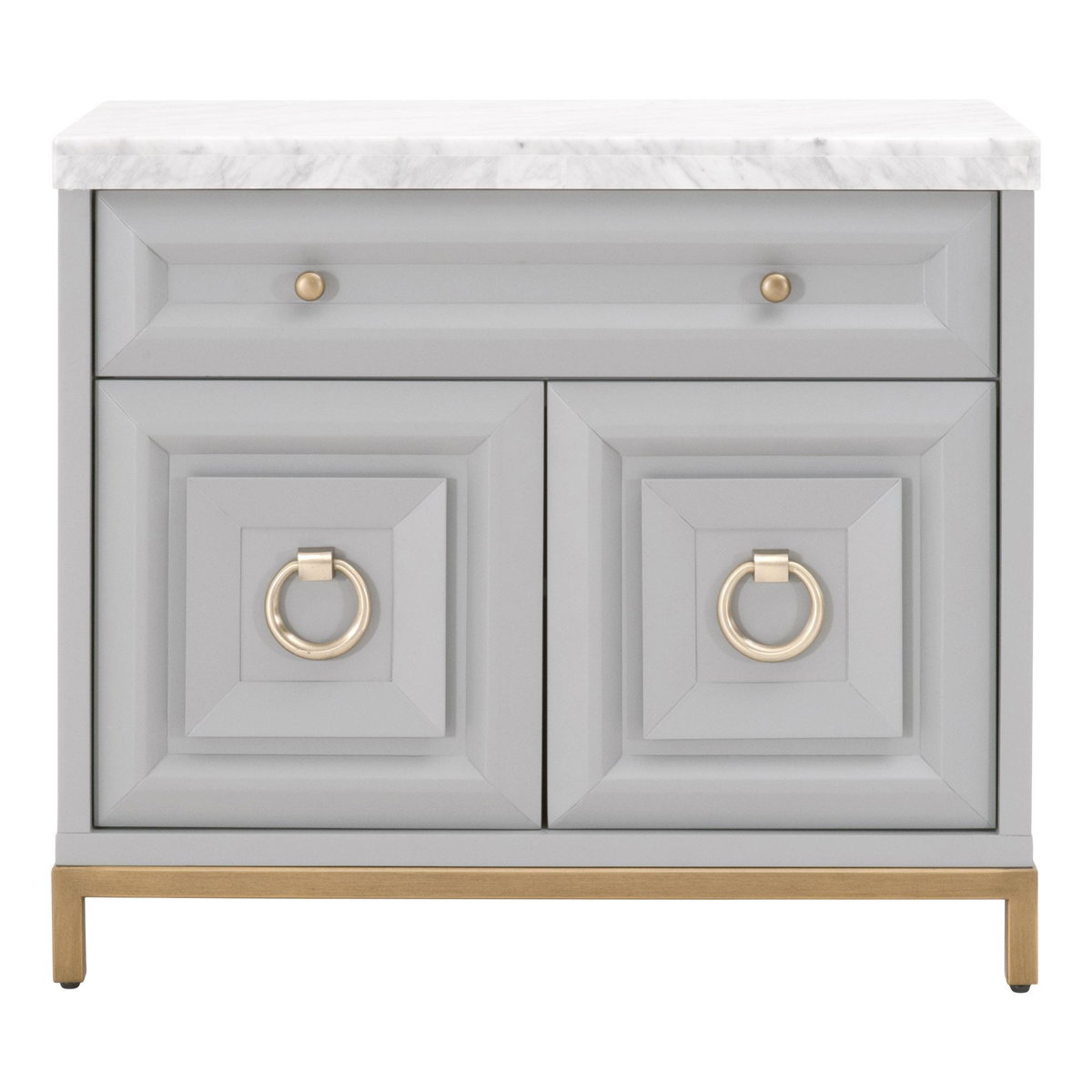 Azure Carrera Media Chest, Nightstand by Essentials for Living, 36.75" width x 32.5" height x 19" depth View 1