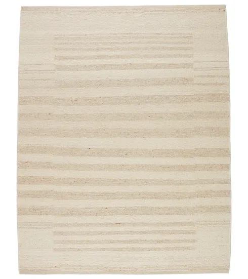 Jaipur Living Istar LEO03 Handmade Stripes Ivory and Tan Area Rug (8