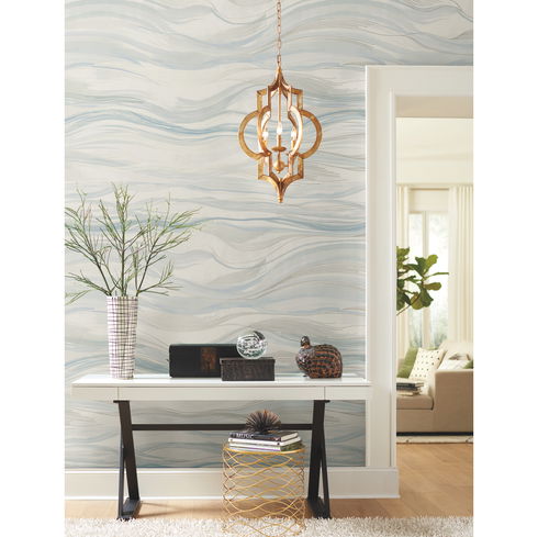 Currents Blue Wall Mural