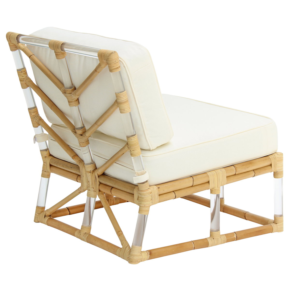 Sea Cliff Slipper Chair, Sectional Sofa by Woven, 30" width x 30.25" height x 31.5" depth View 4