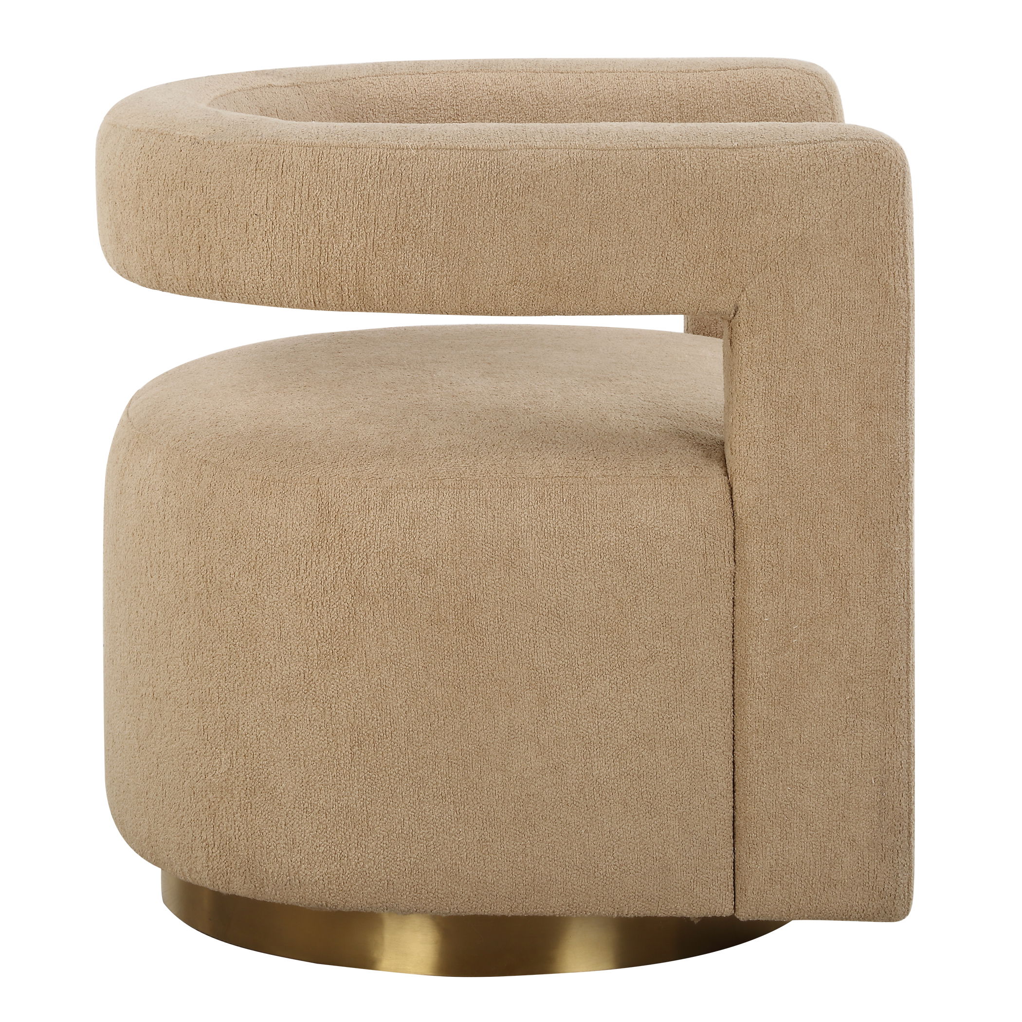 Grounded Modern Swivel Chair large image 