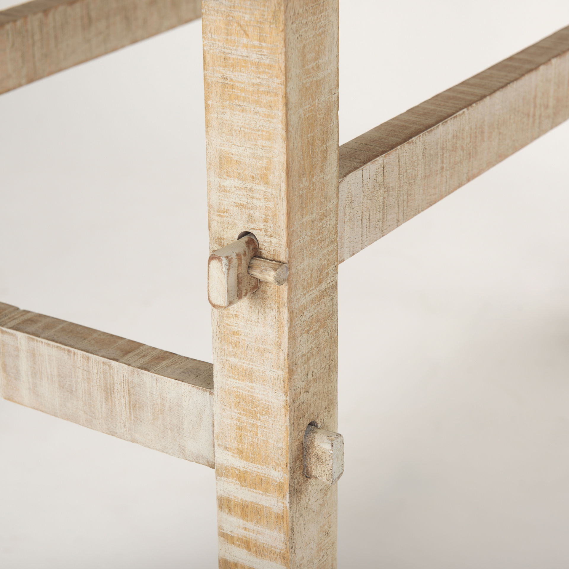 Rosie Small Blonde Wood Console Table large image 