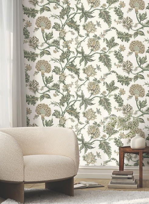 Monroe Green Wallpaper