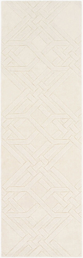 The Oakes Handmade Rug, by Surya, 8' length x 2'6" width