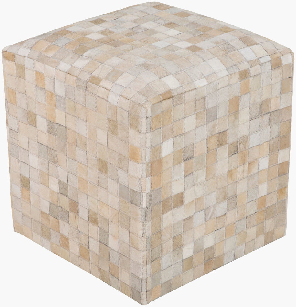 Appalachian Ottoman, by Surya, 18" width x 18" height