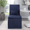 Coley Denim Armless Chair thumbnail 1